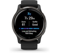 Garmin Reloj inteligente, Negro, 45 mm