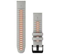 Garmin - Relojes deportivos - Bracelet QuickFit 22mm Silicone Gris / Orange de Silicona Gris one size