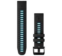 Garmin - Relojes deportivos - Bracelet QuickFit 22mm Silicone Noir / Bleu Cirrus de Silicona - Negro Negro one size