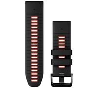 Garmin - Relojes deportivos - Bracelet QuickFit 26mm Silicone Noir / Rouge feu de Silicona - Negro Negro one size