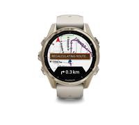 GARMIN Smartwatch GPS multideporte Fenix 8 Amoled Sapphire 43mm beige