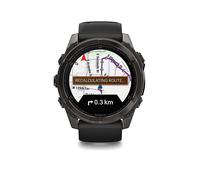 Garmin fenix® 8 51mm AMOLED Sapphire Carbon grey Black/pebble grey silicone band Nuevo