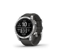 Reloj deportivo - Garmin Fenix 7, Plata, 125-208 mm, 1.3", 18 días, Frecuencia cardíaca, WiFi, BT, ANT+