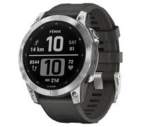 Reloj deportivo - Garmin Fenix 7, Plata, 125-208 mm, 1.3", 18 días, Frecuencia cardíaca, WiFi, BT, ANT+