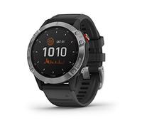 Garmin Unisex adulto Reloj, GPS, Solar, Plateado, Grande
