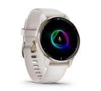 Garmin Venu 2 Plus Reloj Inteligente Pantalla AMOLED, Adultos Unisex, Color Beige Light Gold