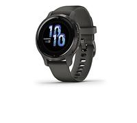 Garmin Venu 2S, Smaller-Sized GPS Smartwatch with Advanced Health Monitoring and Fitness Features, Slate Bezel with Graphite Case and Silicone Band, (010-02429-00)