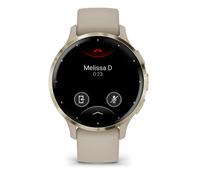 Garmin Venu 3S 3,05 cm (1.2 ) AMOLED Digital 390 x 390 Pixeles Pantalla táctil Oro, Gris Wifi GPS (satélite) - Nuevo