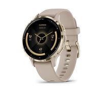 Garmin Venu 3S, Smartwatch Premium con GPS, AMOLED, Funciones avanzadas de Salud y Forma física, más de 30 Aplicaciones Deportivas, 10 días de autonomía, Beige Gold