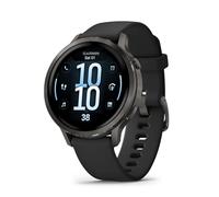 Garmin Venu 4 41 mm, Smartwatch con GPS, Negro | Pantalla AMOLED, caja de acero inoxidable, linterna LED, salud avanzada y hasta 10 días de batería