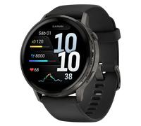 Garmin Venu 4 3,56 cm (1.4") AMOLED 45 mm Digital 454 x 454 Pixeles Pantalla táctil Negro Wifi GPS (satélite)