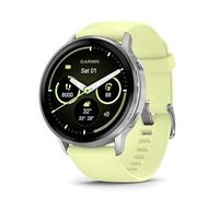 Garmin Venu 4, 45 mm, Smartwatch Premium con GPS, Pantalla táctil AMOLED, Diseño de Acero Inoxidable, Linterna LED, Funciones avanzadas de Salud y Forma física, 14 días de autonomía, Amarillo