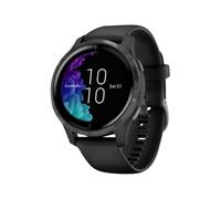 Garmin Venu - Negro - Reloj deportivo con correa - Silicona - Color pizarra - Tamaño de muñeca: 125-190 mm - Pantalla de 1,2" - Bluetooth, Wi-Fi, NFC, ANT+ - 46,3 g - Negro nuevo