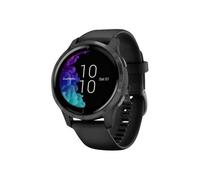 Garmin Venu - Negro - Reloj deportivo con correa - Silicona - Gris pizarra - Tamaño de muñeca: 125-190 mm - Pantalla de 1,2" - Bluetooth, Wi-Fi, NFC, ANT+ - 46,3 g - Negro nuevo