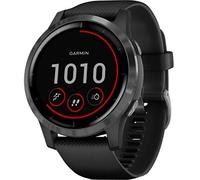 Garmin Vivoactive 4, Reloj Inteligente GPS, Cuenta con música, monitoreo de energía Corporal, Entrenamientos Animados, sensores de Buey de Pulso y más, Color Negro