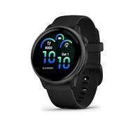 Garmin Vivoactive 6, reloj inteligente GPS de 42 mm, pantalla táctil AMOLED con monitor de frecuencia cardíaca, color negro (renovado)