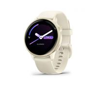 Garmin Vívoactive 6 Reloj Smartwatch Deportivo AMOLED Oro Lunar con Correa Hueso