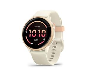 Garmin Vívoactive 6, Smartwatch con GPS, Blanco Rosado | Pantalla AMOLED, salud, movilidad, sueño avanzado y hasta 11 días de batería