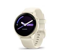 Garmin Vívoactive 6, Smartwatch con GPS, Pantalla AMOLED, Funciones Esenciales de Salud, Entrenamientos de Movilidad, Entrenamiento avanzado del sueño y hasta 11 días de autonomía, Blanco