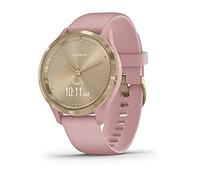 Garmin Vivomove 3S Reloj inteligente híbrido con manecillas de reloj reales y pantalla táctil oculta, Color Light gold y rosa, 39 mm