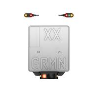 Garmin zūmo R1, Radar de visión Trasera y Visibilidad de ángulo Muerto para Motocicletas, Discreto, con Luces externas y alertas sonoras, emparejable con zūmo XT2 o Smartphone Compatible.