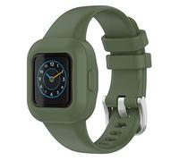 GarminFit JR3 Pulsera de Repuesto de Silicona, Correa Ajustable, Duradera y Transpirable para Niños, 20 G, 12 Colores (Verde Oscuro)