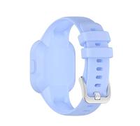 GarminFit JR3 Pulsera de Repuesto de Silicona, Correa Ajustable, Duradera y Transpirable para Niños, 20 G, 12 Colores (Azul crisantemo)