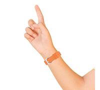 GarminFit JR3 Pulsera de Repuesto de Silicona, Correa Ajustable, Duradera y Transpirable para Niños, 20 G, 12 Colores (Naranja Vibrante)