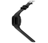 GarminFit JR3 Pulsera de Repuesto de Silicona, Correa Ajustable, Duradera y Transpirable para Niños, 20 G, 12 Colores (Black)