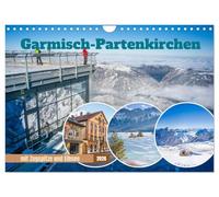 Garmisch-Partenkirchen mit Zugspitze und Eibsee (Wandkalender 2026 DIN A4 quer), CALVENDO Monatskalender: Beeindruckende Landschaftsfotografie mit ... Urlaubserinnerung aus Garmisch-Partenkirchen.