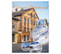 Garmisch-Partenkirchen und die faszinierende Bergwelt der Alpen (Tischkalender 2026 DIN A5 hoch), CALVENDO Monatskalender: Atemberaubende Ansichten ... für ein ganzes Jahr voller Bergmomente.