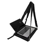 GARMISH Arnés para Ordenador Portátil, Escritorio Portátil para tener las Manos Libres con Correas Ajustables para Portátiles de hasta 16", Tablets, Libretas, Macbook, etc., Incluye Paño de Microfibra