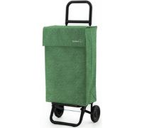 GARMOL Carro de la Compra Plegable 48 litros | Carro de la Compra 2 Ruedas Gran Capacidad | Carrito Compra Plegable Color Verde