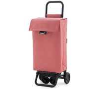 GARMOL Carro de la Compra Plegable 48 Litros | Carro de la Compra 4 Ruedas Gran Capacidad | Carrito Compra Plegable Color Rojo