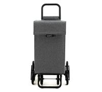 GARMOL Carro de la Compra Plegable 48 litros | Carro de la Compra 8 Ruedas Gran Capacidad | Carrito Compra Plegable Color Gris