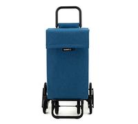 GARMOL Carro de la Compra Plegable 48 litros | Carro de la Compra 8 Ruedas Gran Capacidad | Carrito Compra Plegable Color Azul