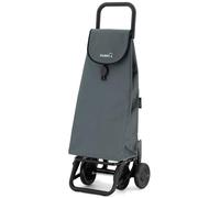 GARMOL Carro de la Compra Plegable 55 litros | Carro de la Compra 4 Ruedas Gran Capacidad | Carrito Compra 4 Ruedas Plegable Color Gris