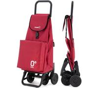 Garmol Carro Compra, Acero Pintado EPOXI, Rojo, 66L