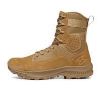 GARMONT T8 Falcon - Botas tácticas de combate para hombres y mujeres, militares, ejército, fuerza aérea, calzado compatible con AR670-1, piel de gamuza, ligeras y transpirables, Coyote, 39.5 EU