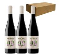 Garnacha 0,0 | Vino Tinto Sin Alcohol | Rico y Aterciopelado con Notas de Frutas Rojas | Ideal para Carnes y Quesos | Alternativa Saludable con Menos de 0,0% Alcohol | Pack 3 Botellas 75cl