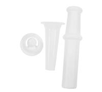 Garneck 1 Juego Accesorios para de Carne Herramienta de Embutido de Repuestos de Plástico Reutilizables Adaptable Picadoras de Carne de Puntos Incluye Boquilla para Salchicha Placa de