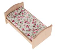 Garneck 1 Juego Cama Miniatura para Muñecas Accesorios de Muebles DIY para Casa de Muñecas para Decoración Montessori y Infantiles