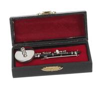 Garneck 1 Juego de Clarinete en Miniatura Modelo Decorativo Miniinstrumento Musical para Casa Y Paisaje en Miniatura