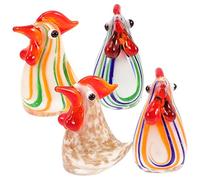 Garneck 1 Juego Figuritas De Vidrio De Conjunto Decoración para Fiestas 4 Piezas