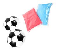 Garneck 1 Juego Fútbol para Revelación de Género con Polvo Decoración de Fiesta para Cumpleaños Temáticos