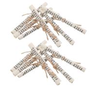 Garneck 1 Juego Mezuzah Scrolls Judaica Religious Door Plaques with Bible Blessings For Jewish House Blessing and Home Decor Home Celebration 12 Piezas