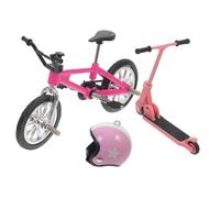 Garneck 1 Juego Modelo De Mini Bicicleta Accesorios Bicycle Decoración Bicicleta Artificial En Miniatura Adorno De Bicicleta Vintage Mini Casa Bicicleta En Miniatura El Plastico