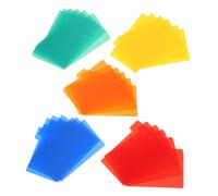 Garneck 1 Juego Tarjetas Índice con Separadores y Etiquetas Adhesivas de Divisores para Oficina y Recetas Incluye Pestañas Alfabéticas y Numéricas Diseño Compacto y Resistente Daños