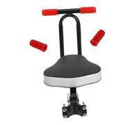 Garneck 1 Pieza Asiento Plegable para Bicicleta Infantil Ajustable Silla Delantera para Electrocar y Bicicleta Soporte Resistente y Cómodo para Paseos y Excursiones Negro