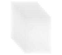 Garneck 10 Hojas de Lámina de Pvc Transparente A4 0,2 Mm, Plástico Rígido Semitransparente para Manualidades, Fundas y Marcos, Alta Visibilidad y Conformado Personalizado